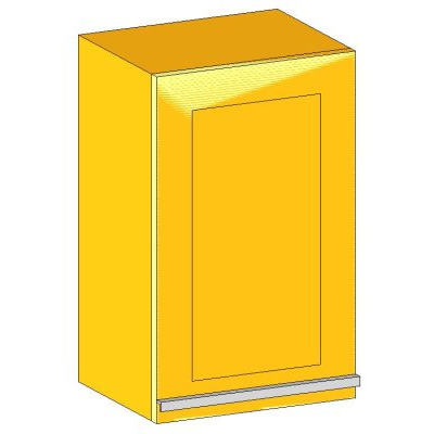Elegant Glass Door Kitchen Cabinet