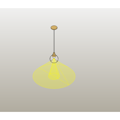 Gold Sphere Pendant