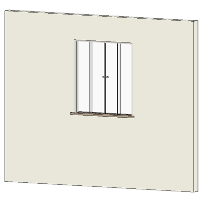 Double Sliding Window - Adjustable Sill 8078