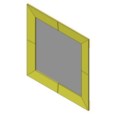 Framed mirror