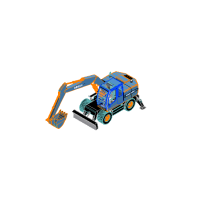 Wheeled Excavator