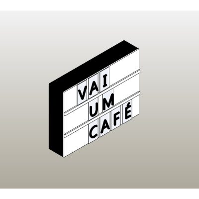 Light-Up Coffee Sign