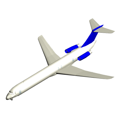 Cable car cabin with modern glazing 28 Sleek Skies: Boeing MD-80 Design