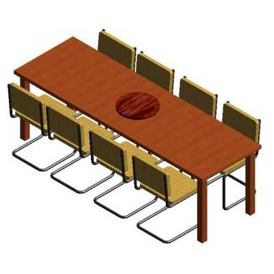 Contemporary Wooden Dining Set