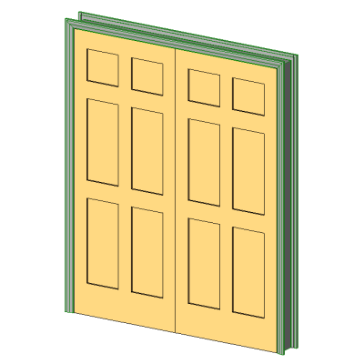 Classic Colonial Double Door