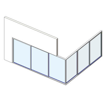 Corner Stacking door