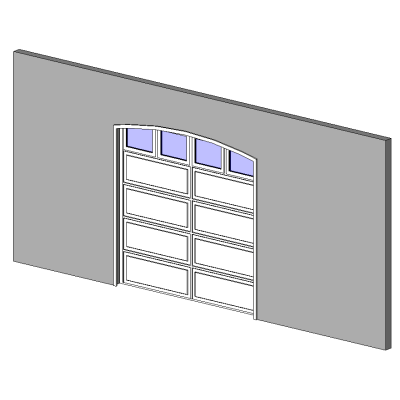 Contemporary Garage Door Model 2045