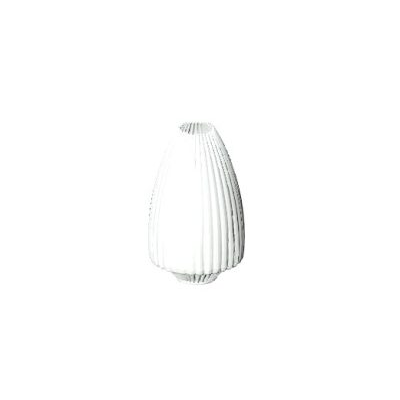 Small White Curved Vase