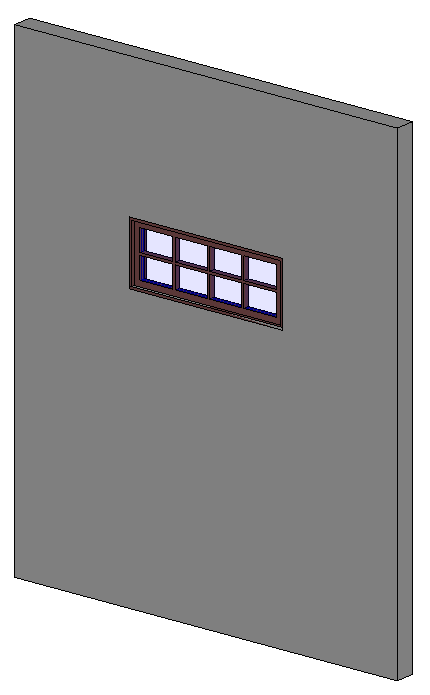 4x2 Wood Transom Window 1671