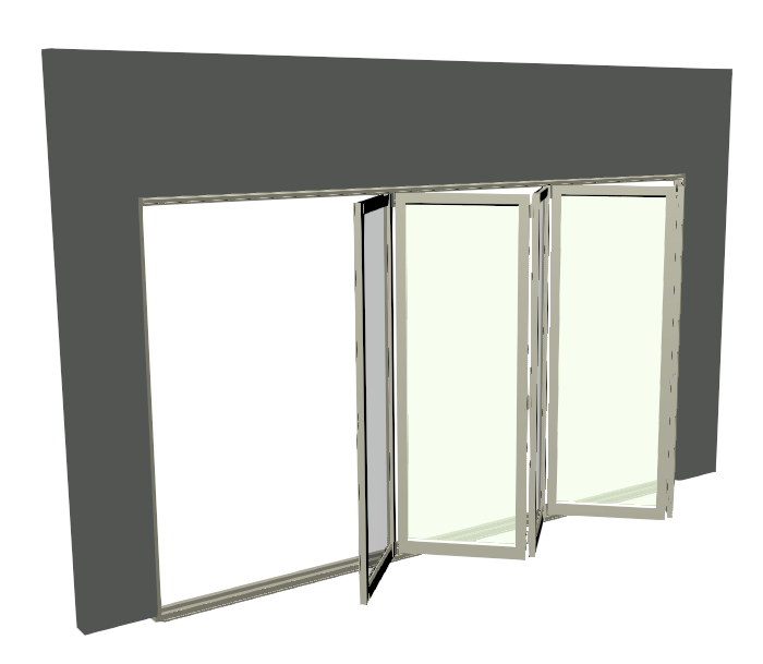 5-panel Bi-fold external door 1