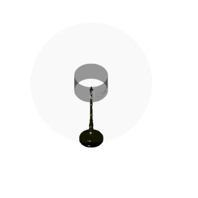 Slim Round Shade Table Lamp