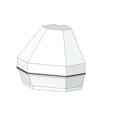 Geometric Display Shelf