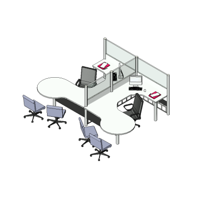 Office Desk Station