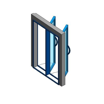 Access doors with modern dual panels