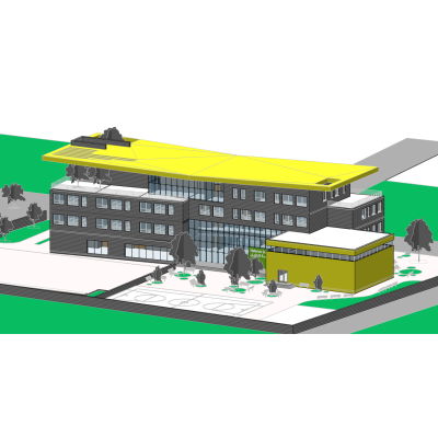 Contemporary Educational Institution Building