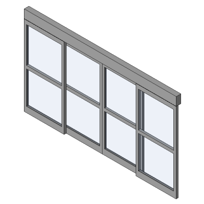 Sleek Automatic Sliding Door 1832