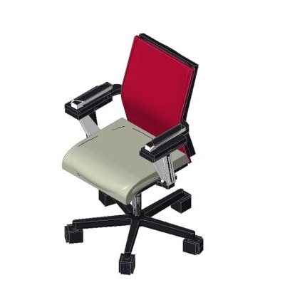 Task Desk Chair – Swivel, Upholstered