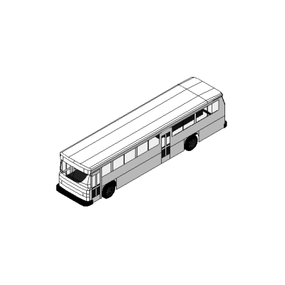 Tour bus with modern red accents 9 Classic City Bus