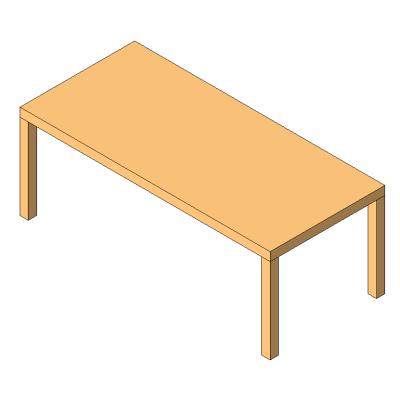 Coffee table with modern wooden legs