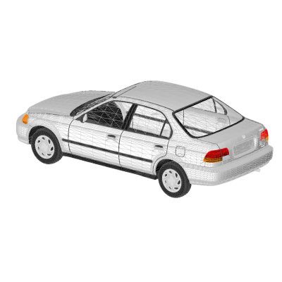 Classic Honda Civic Mk6 Model