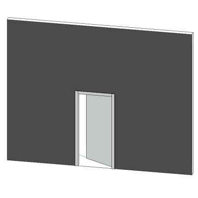 Office interior parametric door 02