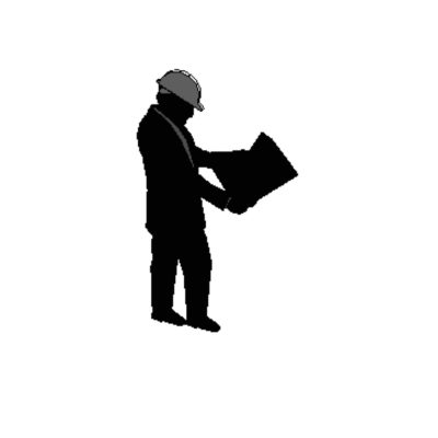 Person 2d - architect 2d - for revit