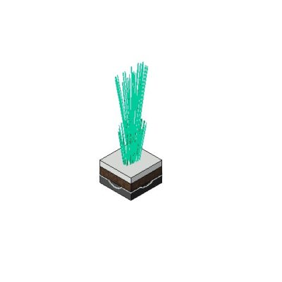 Square Planter with Greenery