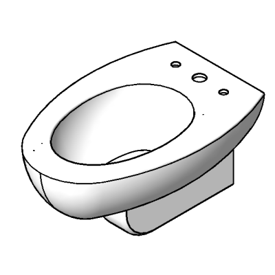 Wall-Mounted Bidet