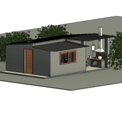 Mountain Retreat House in Revit