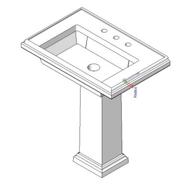 Pedestal sink