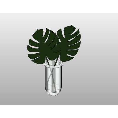 Decorative Vase with Stand