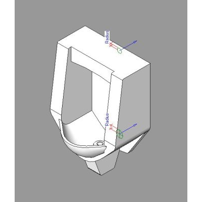 Wall-Mounted Urinal