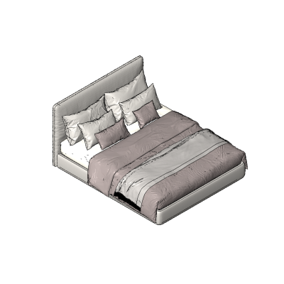 Elegant Upholstered Bed