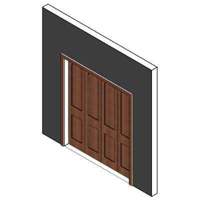 Elegant Arch-Top Bifold Door