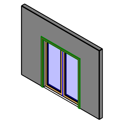 Chic Bi-Panel Glass Door