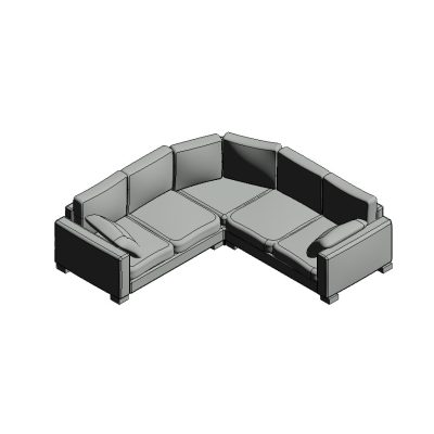 Corner L-Shaped Sofa