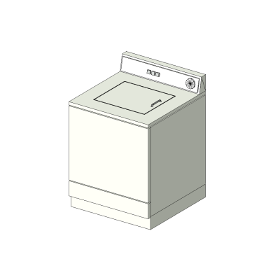 Top-Load Washing Machine with Control Panel