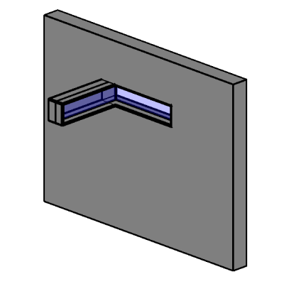 Corner window modern 4792