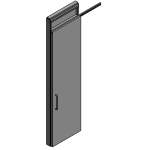 Revit Door Families: Your Free and Parametric Library for 2026 8 Wall Moveable Haworth Enclose Single Sliding Door Solid Transom