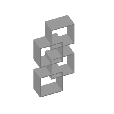 Geometric Shelf Unit