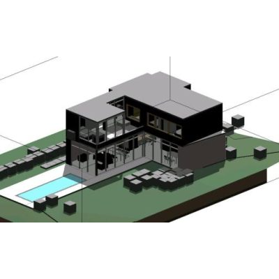 Detached house 3d