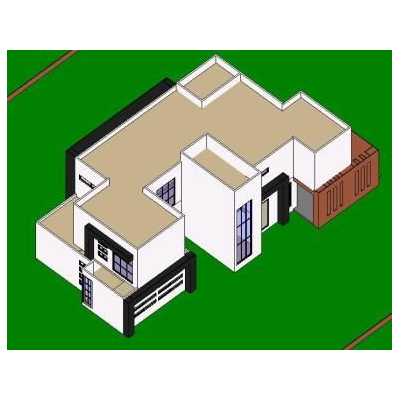 Facade casa campestre