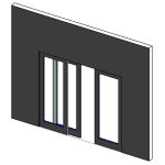 Revit Door Families: Your Free and Parametric Library for 2026 7 3 Panel Sliding Door