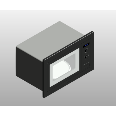 Sleek Built-In Microwave Model