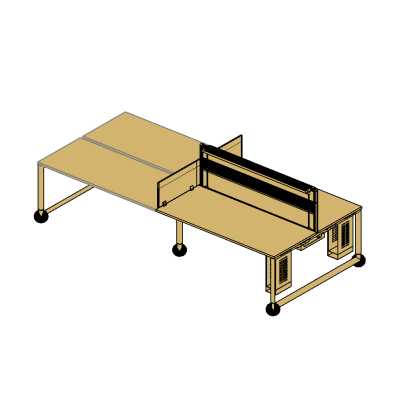 05-VP ST Bench desks Module extension for configurations 160cm width