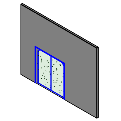 Modern Double Matte Steel Door