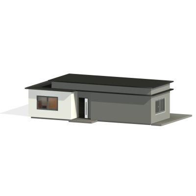 Small Modular House for Four People