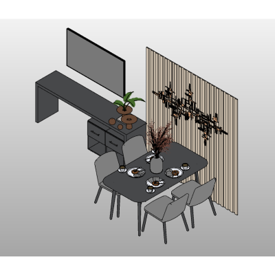 Dining Table Set 7 Modern Dining Setup