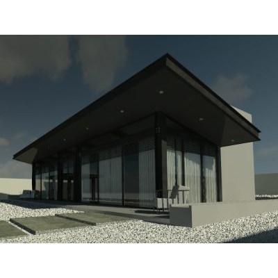 Weekend house project revit 2021