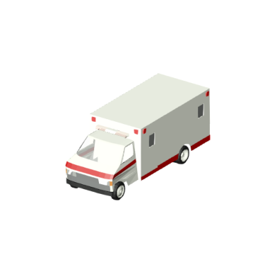 Ford E-Series ambulance modern 3D 4 Ambulance 01